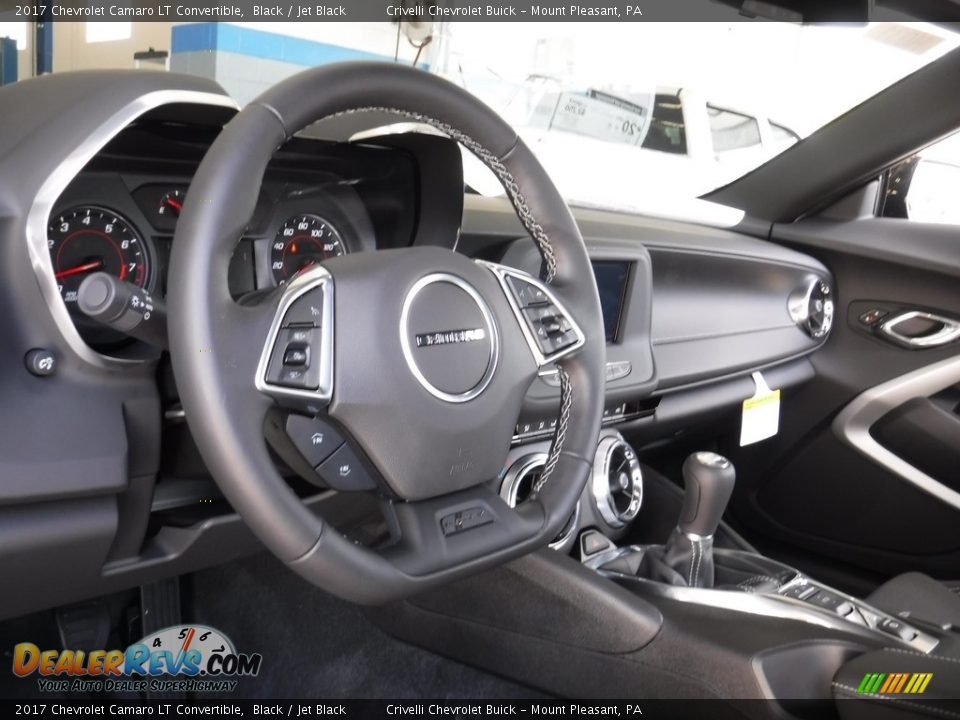 2017 Chevrolet Camaro LT Convertible Black / Jet Black Photo #15