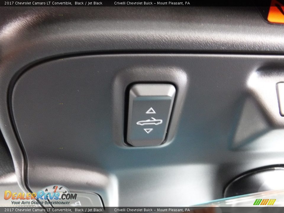 2017 Chevrolet Camaro LT Convertible Black / Jet Black Photo #23