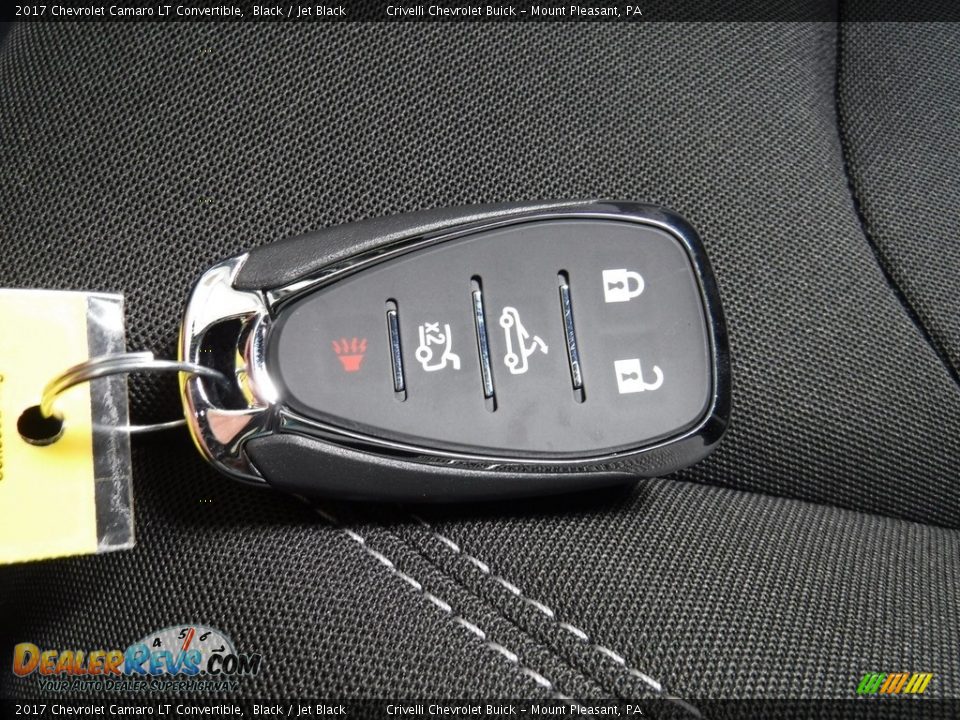 2017 Chevrolet Camaro LT Convertible Black / Jet Black Photo #29