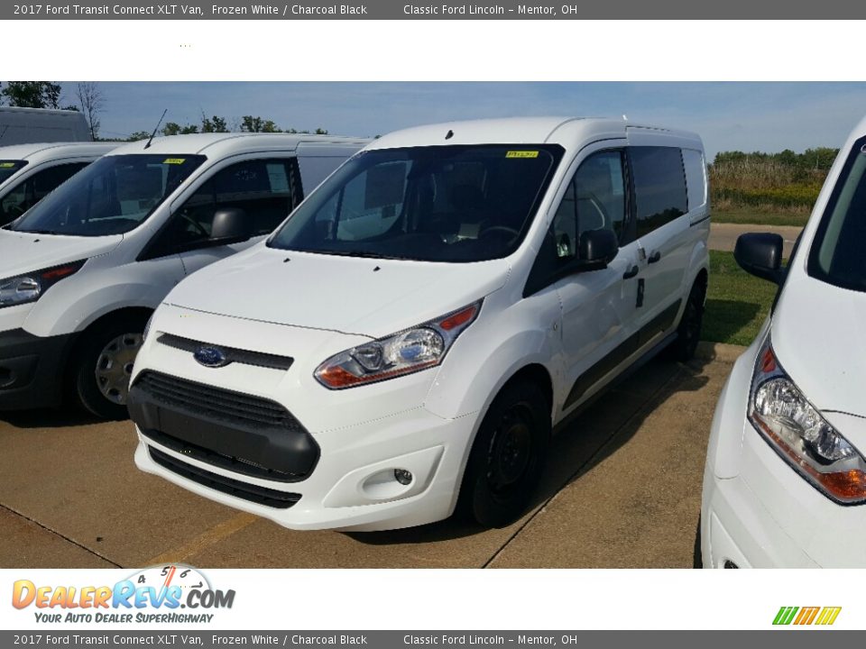 2017 Ford Transit Connect XLT Van Frozen White / Charcoal Black Photo #1