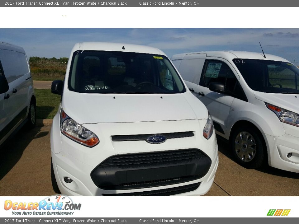 2017 Ford Transit Connect XLT Van Frozen White / Charcoal Black Photo #2