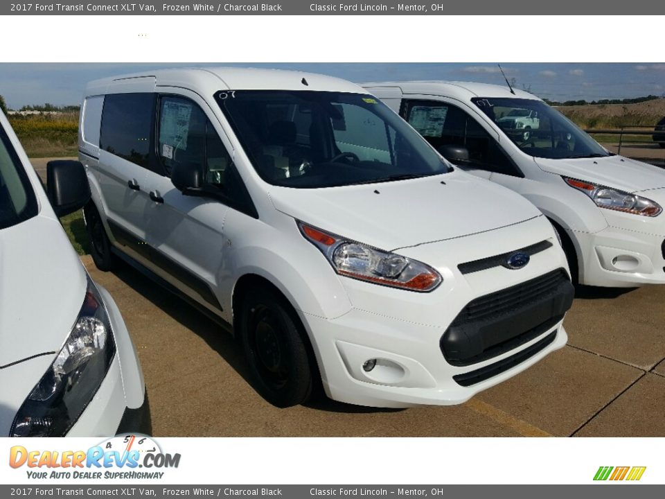 2017 Ford Transit Connect XLT Van Frozen White / Charcoal Black Photo #3