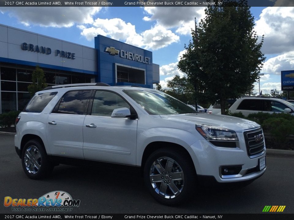 2017 GMC Acadia Limited AWD White Frost Tricoat / Ebony Photo #3