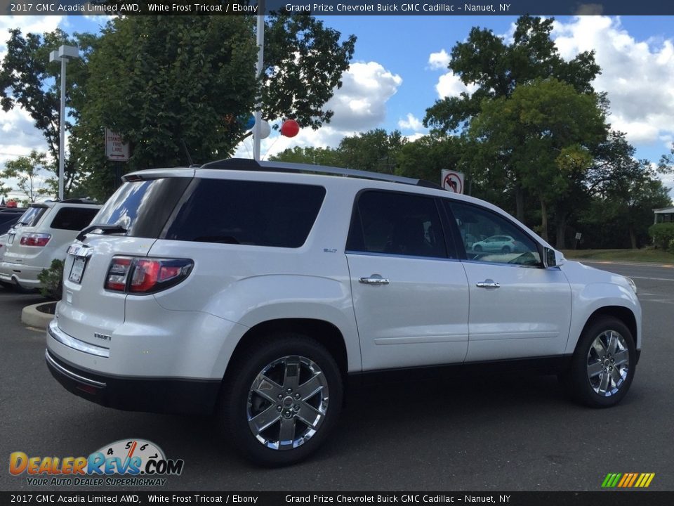 2017 GMC Acadia Limited AWD White Frost Tricoat / Ebony Photo #4