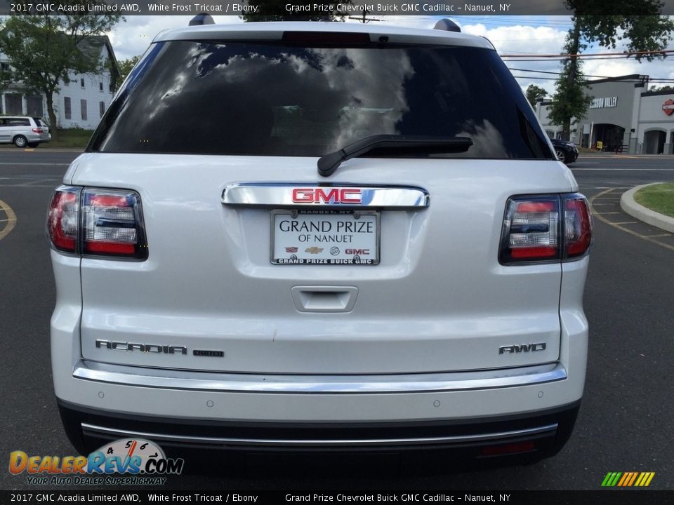 2017 GMC Acadia Limited AWD White Frost Tricoat / Ebony Photo #5