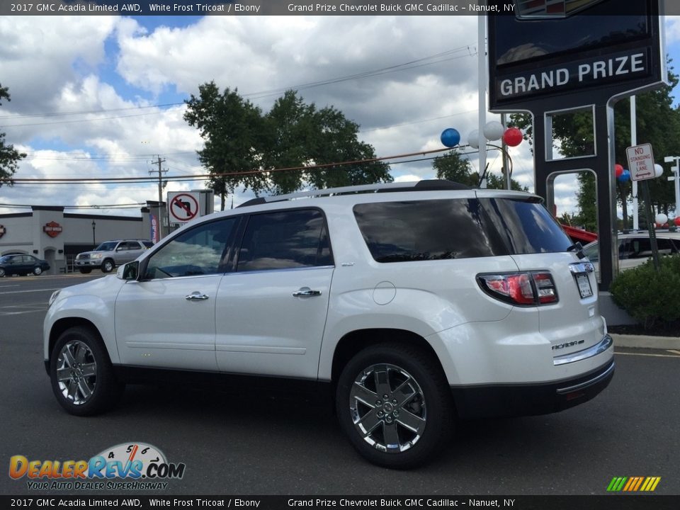 2017 GMC Acadia Limited AWD White Frost Tricoat / Ebony Photo #6