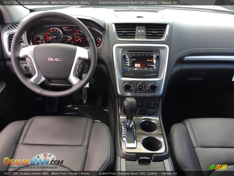 2017 GMC Acadia Limited AWD White Frost Tricoat / Ebony Photo #9
