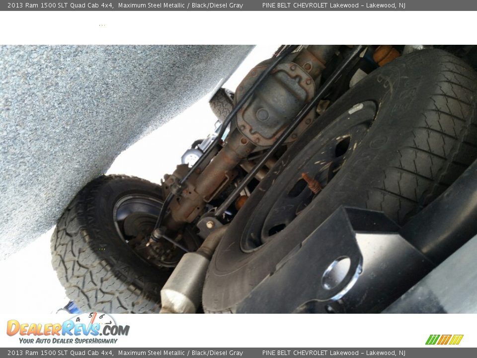 2013 Ram 1500 SLT Quad Cab 4x4 Maximum Steel Metallic / Black/Diesel Gray Photo #12