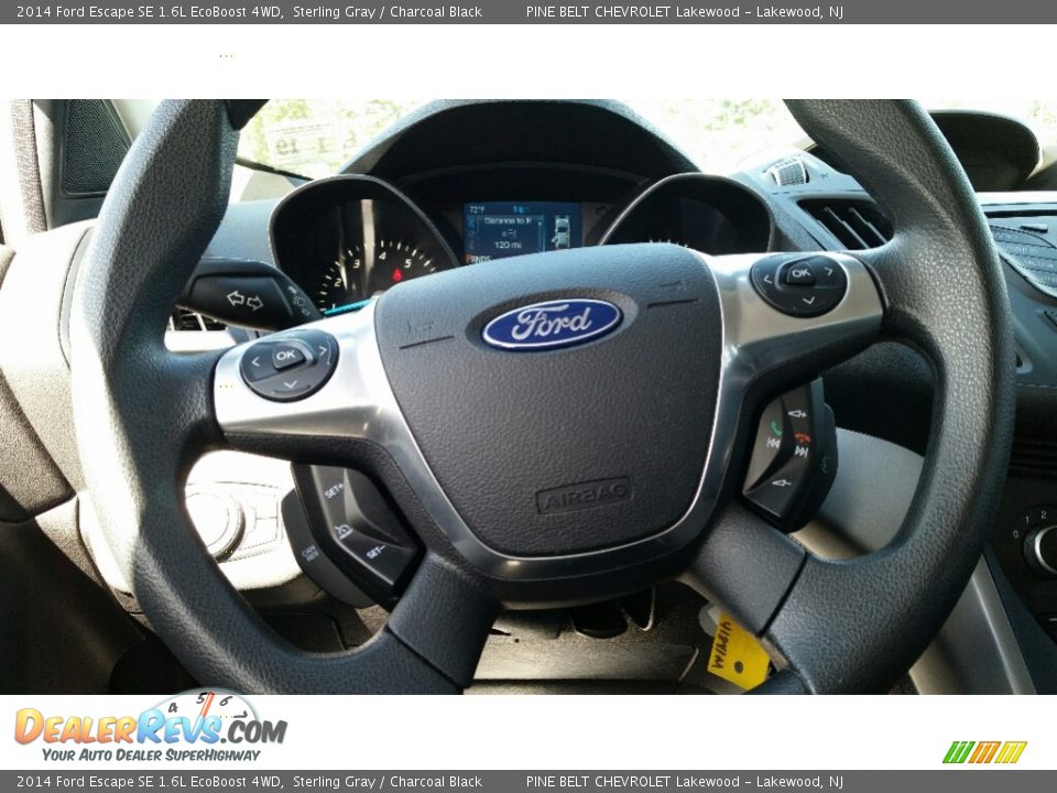 2014 Ford Escape SE 1.6L EcoBoost 4WD Sterling Gray / Charcoal Black Photo #20