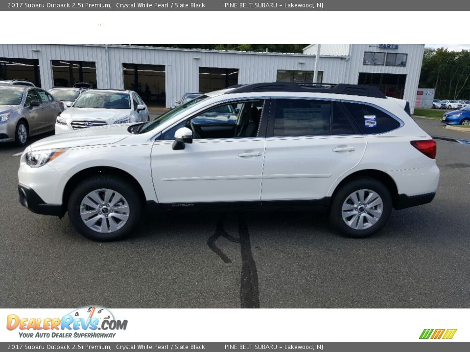 2017 Subaru Outback 2.5i Premium Crystal White Pearl / Slate Black Photo #3