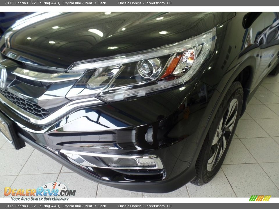 2016 Honda CR-V Touring AWD Crystal Black Pearl / Black Photo #2