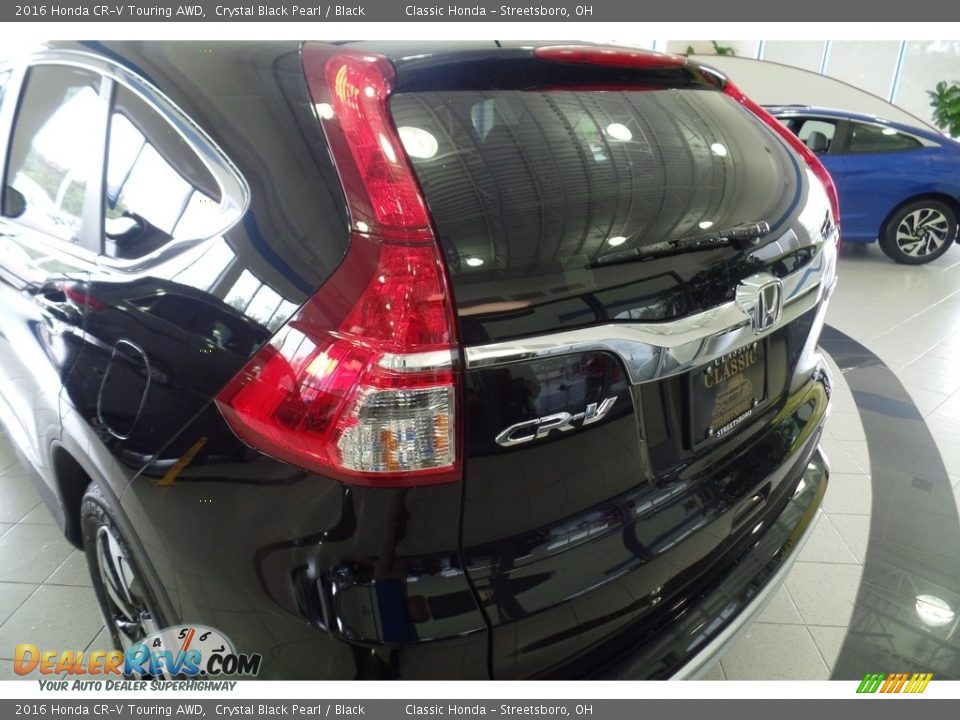 2016 Honda CR-V Touring AWD Crystal Black Pearl / Black Photo #3