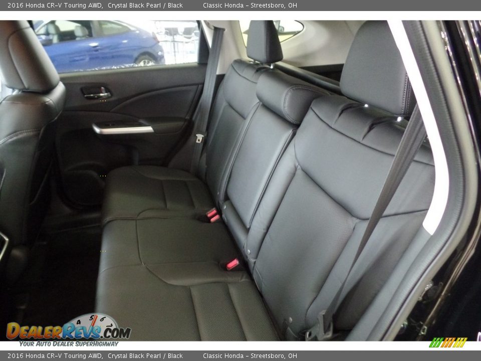 2016 Honda CR-V Touring AWD Crystal Black Pearl / Black Photo #8