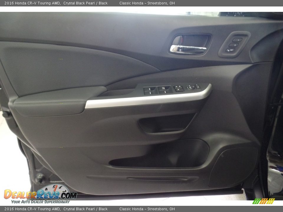 2016 Honda CR-V Touring AWD Crystal Black Pearl / Black Photo #9