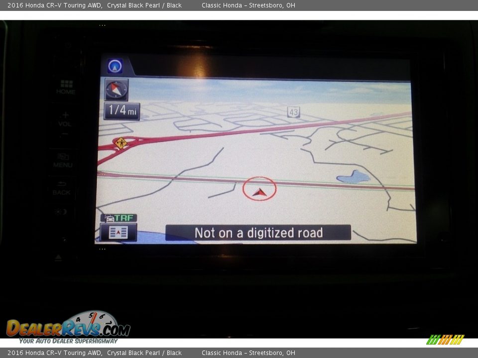2016 Honda CR-V Touring AWD Crystal Black Pearl / Black Photo #13