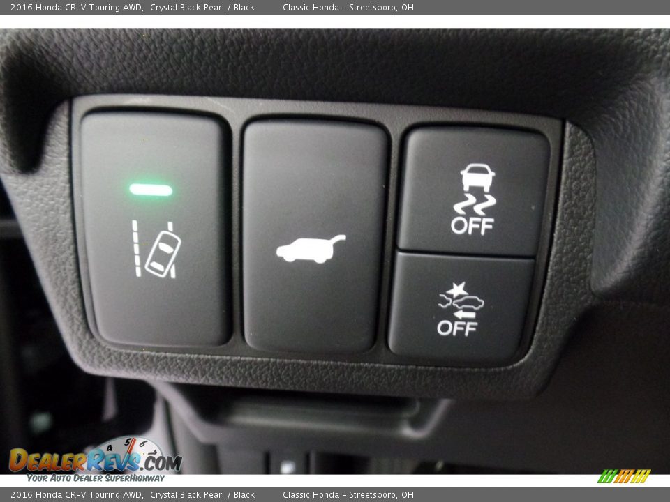 2016 Honda CR-V Touring AWD Crystal Black Pearl / Black Photo #17