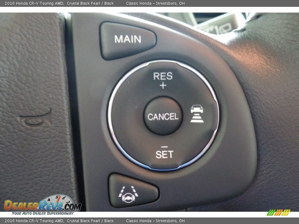 2016 Honda CR-V Touring AWD Crystal Black Pearl / Black Photo #18