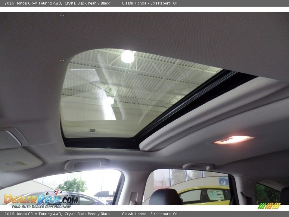 2016 Honda CR-V Touring AWD Crystal Black Pearl / Black Photo #19