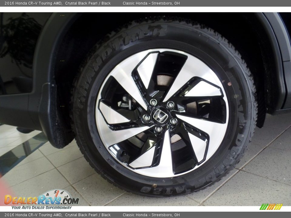 2016 Honda CR-V Touring AWD Crystal Black Pearl / Black Photo #23