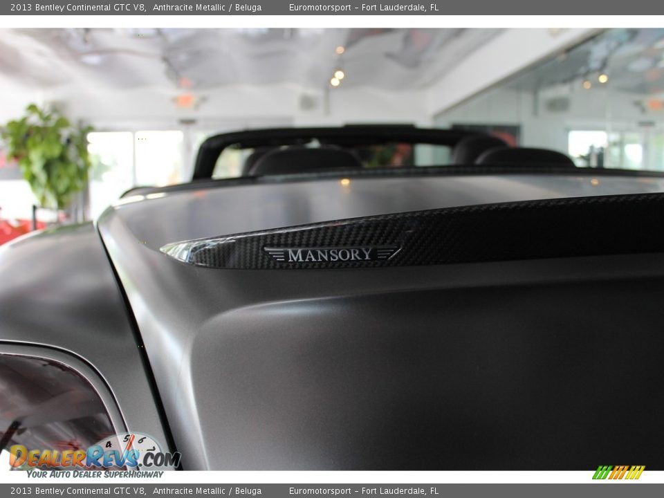 2013 Bentley Continental GTC V8 Anthracite Metallic / Beluga Photo #26