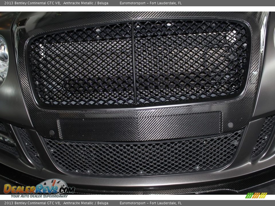 2013 Bentley Continental GTC V8 Anthracite Metallic / Beluga Photo #31
