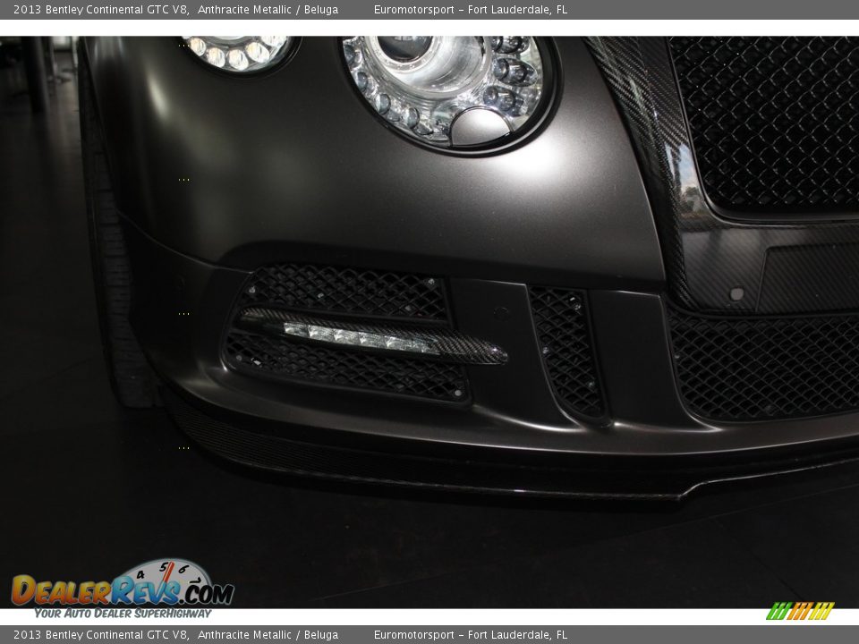 2013 Bentley Continental GTC V8 Anthracite Metallic / Beluga Photo #32