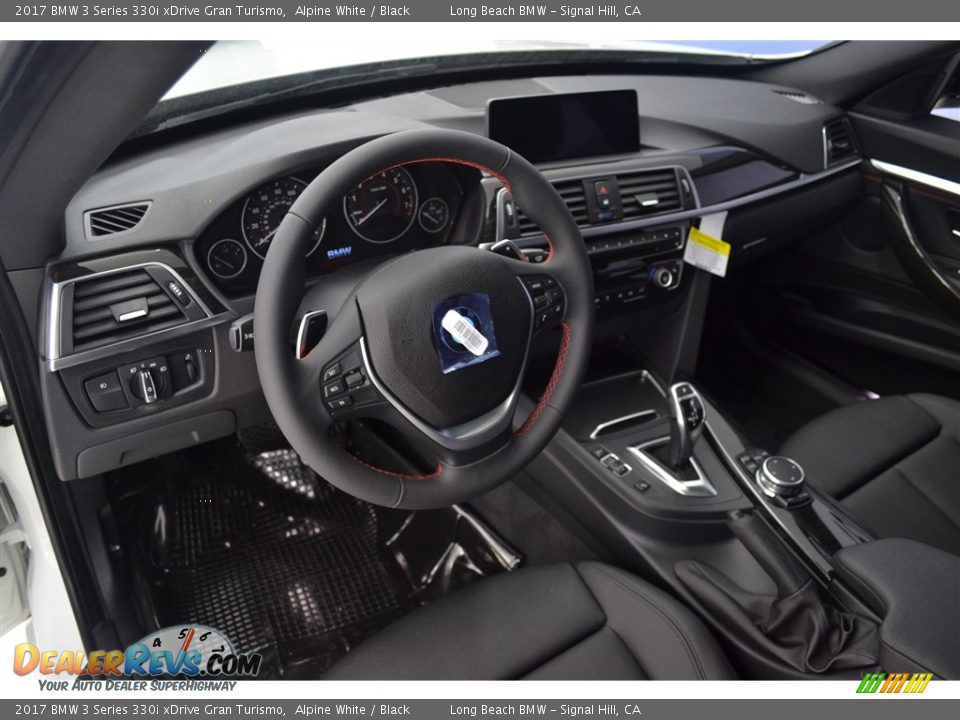 Black Interior - 2017 BMW 3 Series 330i xDrive Gran Turismo Photo #6