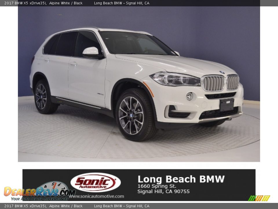 2017 BMW X5 xDrive35i Alpine White / Black Photo #1