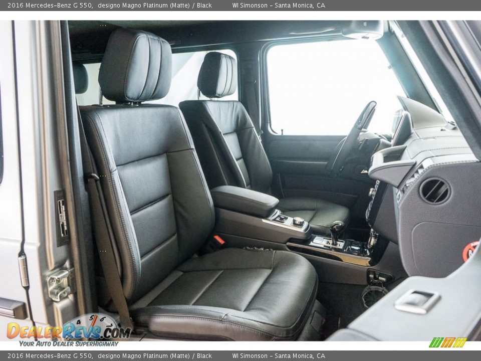 Black Interior - 2016 Mercedes-Benz G 550 Photo #2