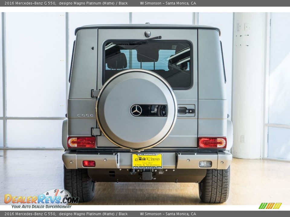 2016 Mercedes-Benz G 550 designo Magno Platinum (Matte) / Black Photo #4