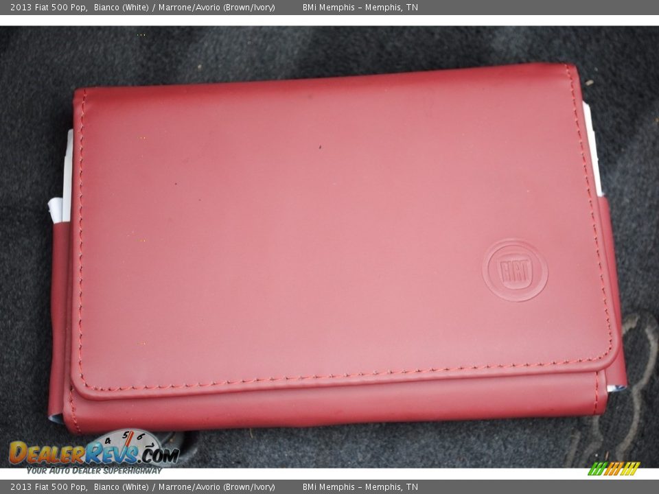 2013 Fiat 500 Pop Bianco (White) / Marrone/Avorio (Brown/Ivory) Photo #19