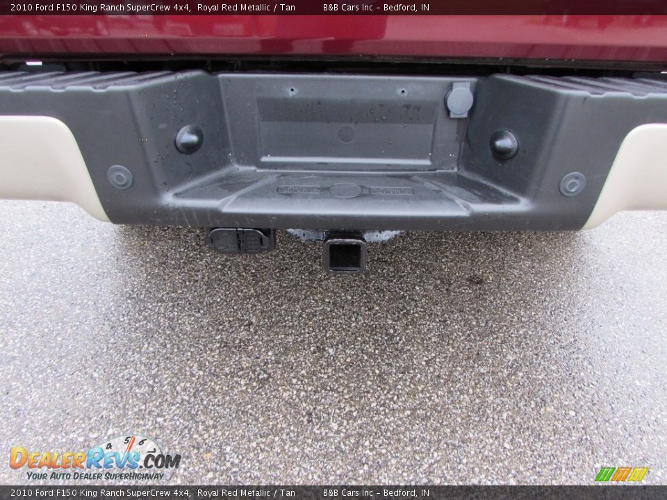 2010 Ford F150 King Ranch SuperCrew 4x4 Royal Red Metallic / Tan Photo #14