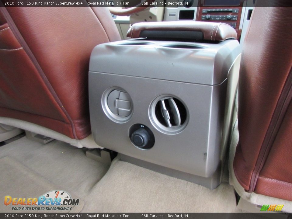 2010 Ford F150 King Ranch SuperCrew 4x4 Royal Red Metallic / Tan Photo #19