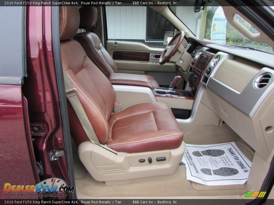 Front Seat of 2010 Ford F150 King Ranch SuperCrew 4x4 Photo #21