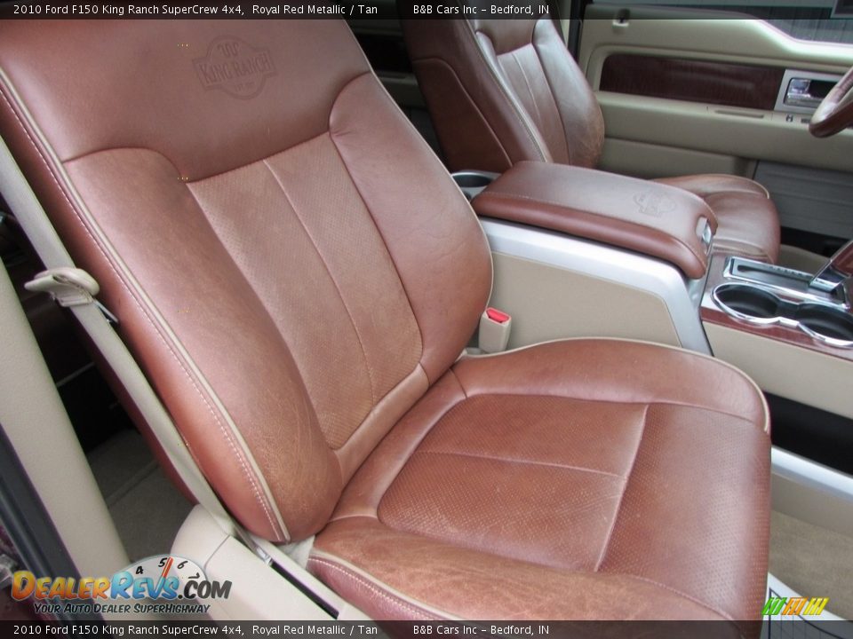Front Seat of 2010 Ford F150 King Ranch SuperCrew 4x4 Photo #23