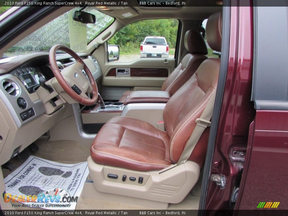Tan Interior - 2010 Ford F150 King Ranch SuperCrew 4x4 Photo #28