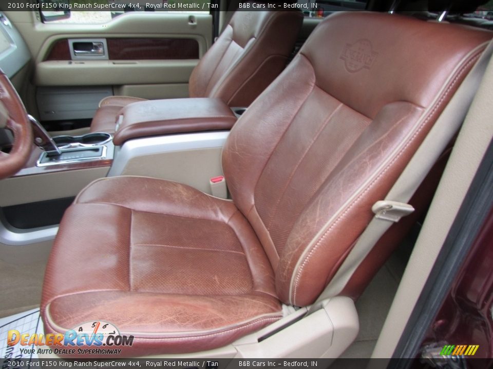 Front Seat of 2010 Ford F150 King Ranch SuperCrew 4x4 Photo #30