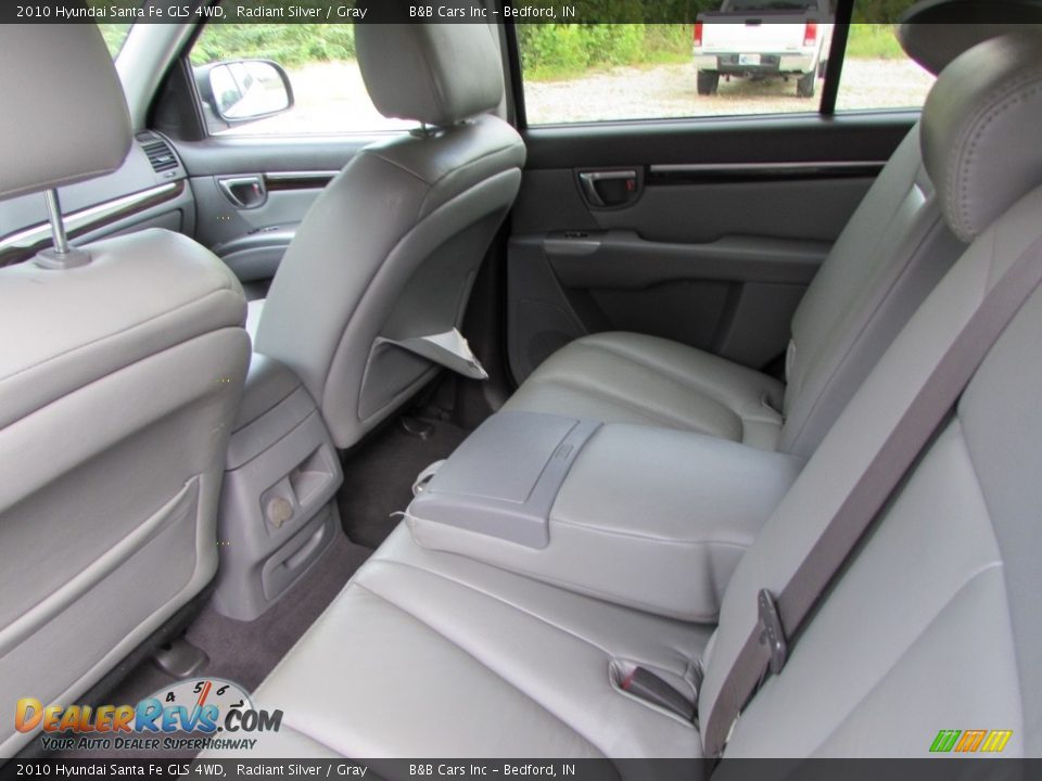 Rear Seat of 2010 Hyundai Santa Fe GLS 4WD Photo #22