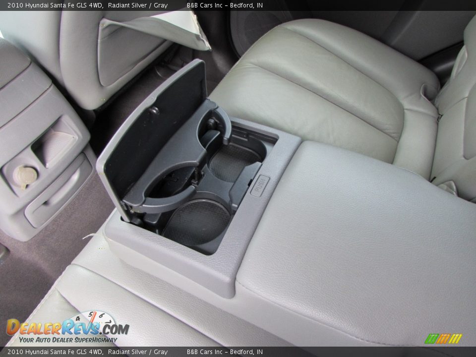 2010 Hyundai Santa Fe GLS 4WD Radiant Silver / Gray Photo #24