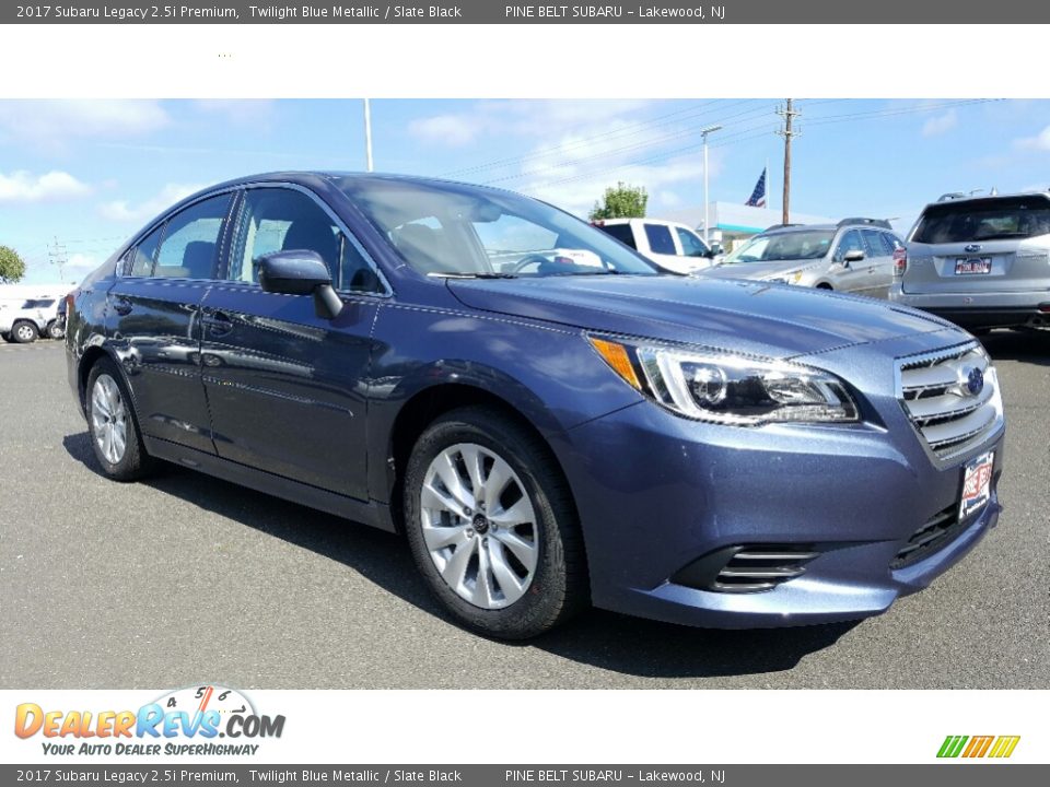 2017 Subaru Legacy 2.5i Premium Twilight Blue Metallic / Slate Black Photo #1