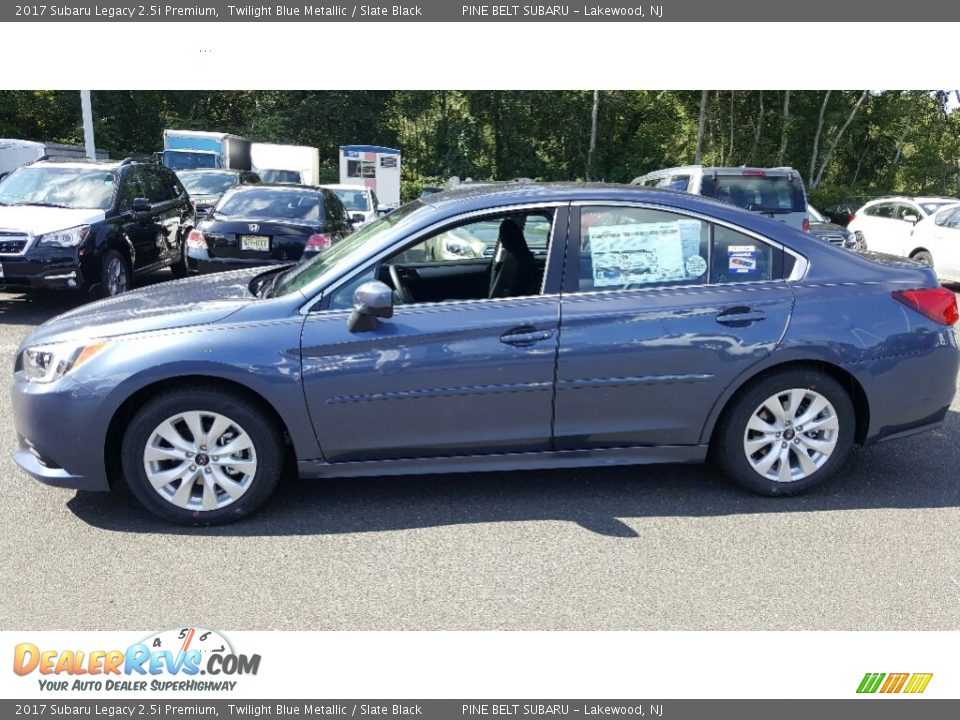 2017 Subaru Legacy 2.5i Premium Twilight Blue Metallic / Slate Black Photo #3