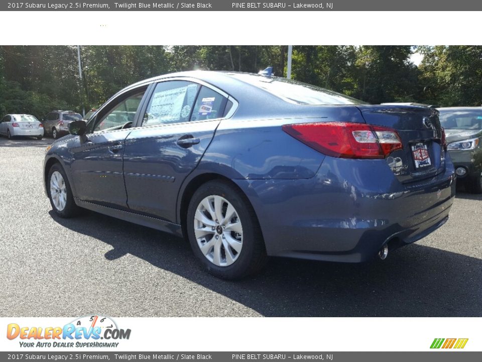 2017 Subaru Legacy 2.5i Premium Twilight Blue Metallic / Slate Black Photo #4