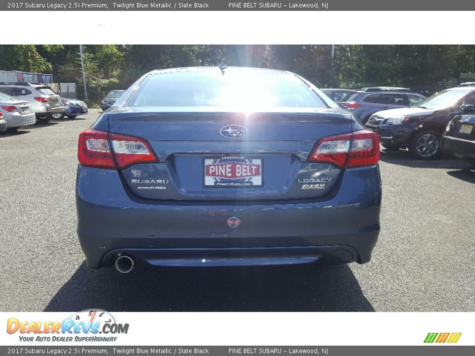 2017 Subaru Legacy 2.5i Premium Twilight Blue Metallic / Slate Black Photo #5