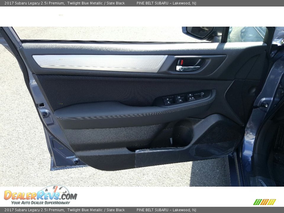 2017 Subaru Legacy 2.5i Premium Twilight Blue Metallic / Slate Black Photo #6