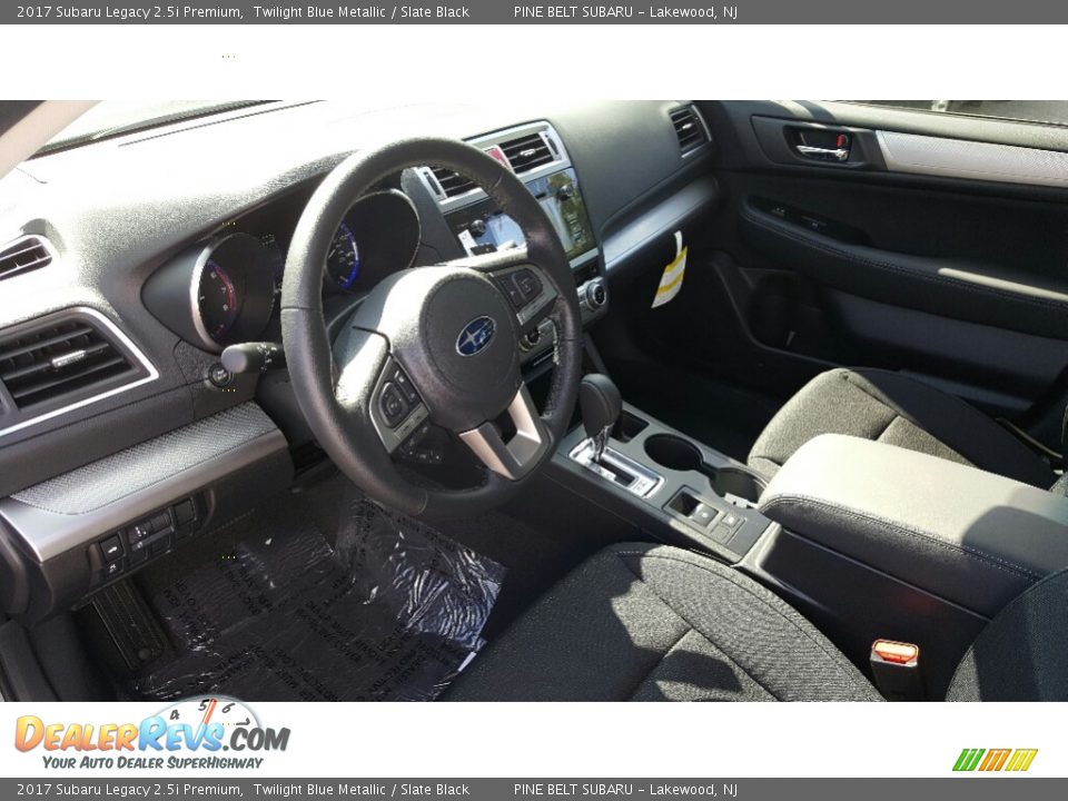 2017 Subaru Legacy 2.5i Premium Twilight Blue Metallic / Slate Black Photo #9