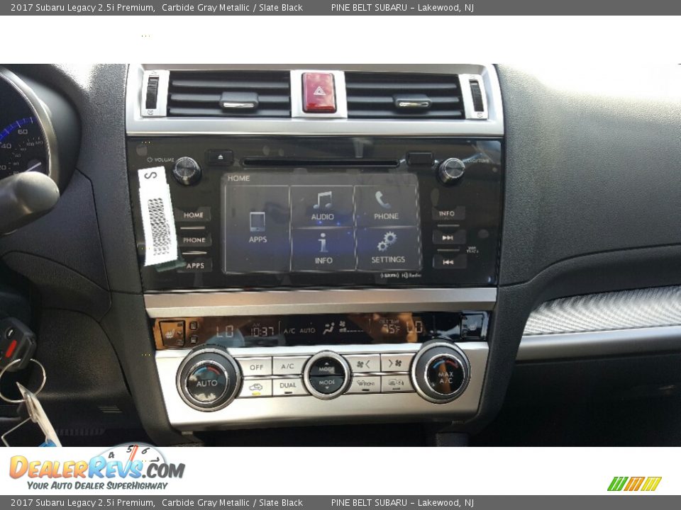 2017 Subaru Legacy 2.5i Premium Carbide Gray Metallic / Slate Black Photo #10