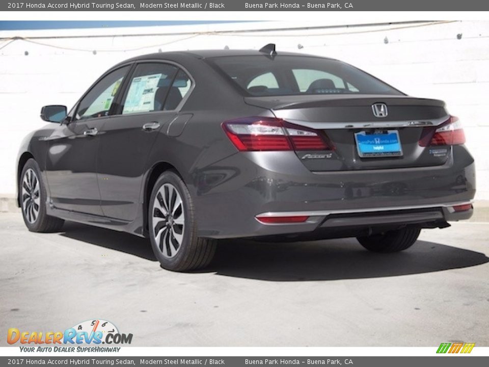 2017 Honda Accord Hybrid Touring Sedan Modern Steel Metallic / Black Photo #2
