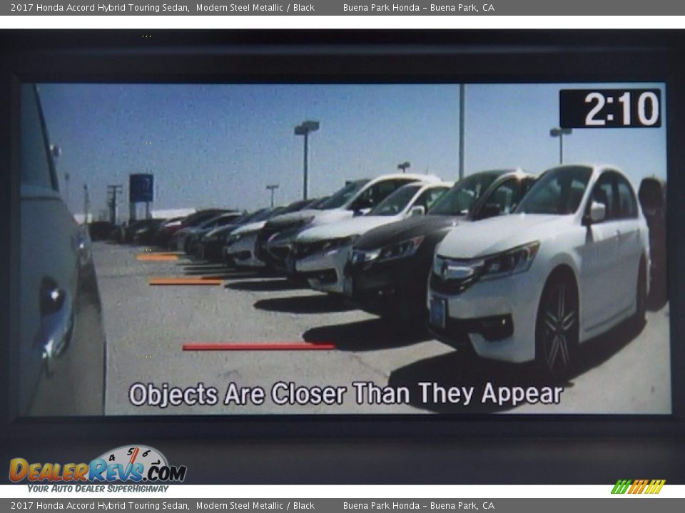 2017 Honda Accord Hybrid Touring Sedan Modern Steel Metallic / Black Photo #6