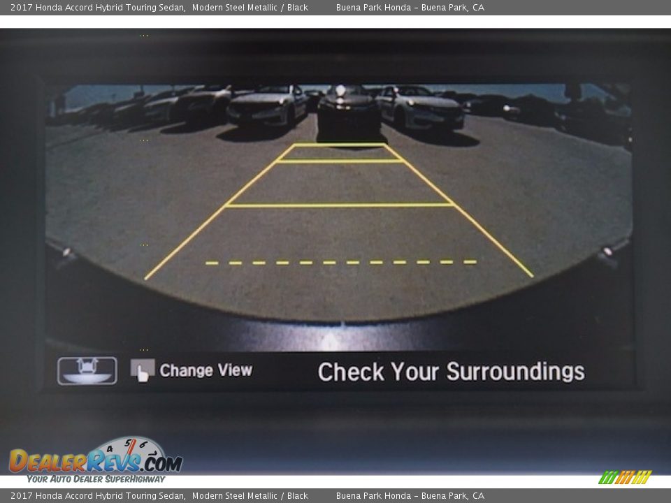 2017 Honda Accord Hybrid Touring Sedan Modern Steel Metallic / Black Photo #7