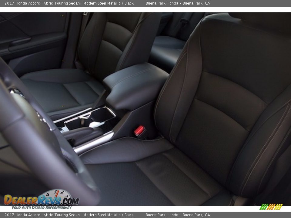 2017 Honda Accord Hybrid Touring Sedan Modern Steel Metallic / Black Photo #11